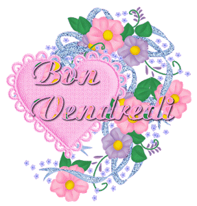 Gif animé Bon vendredi coeur
